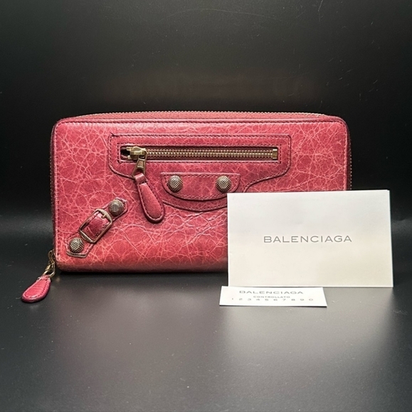 🔥 Authentic Balenciaga Continental Wallet 2015 Motocross Giant 12 - Picture 1 of 11